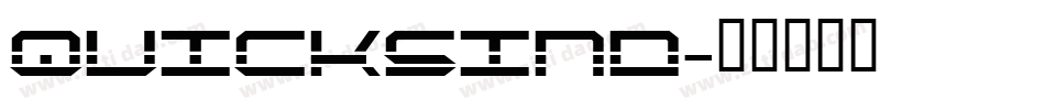 quicksind字体转换