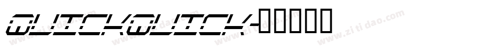 QuickQuick字体转换