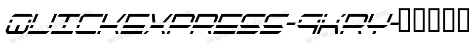 Quickexpress-9Kry字体转换