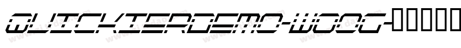 QuickierDemo-WOoG字体转换