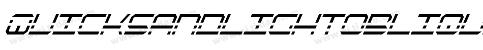 QuicksandlightobliqueRegular-gBxY字体转换