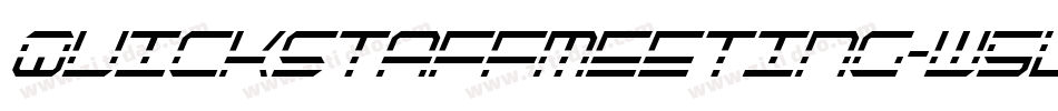Quickstaffmeeting-w5LZ字体转换