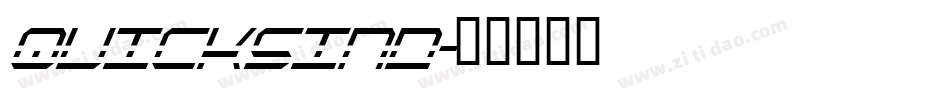 quicksind字体转换
