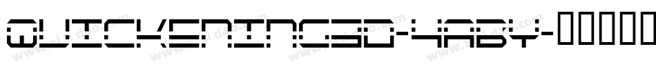 Quickening3D-4ABY字体转换