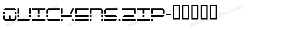 Quickens.zip字体转换