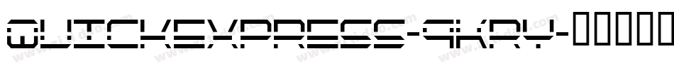 Quickexpress-9Kry字体转换
