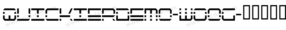 QuickierDemo-WOoG字体转换