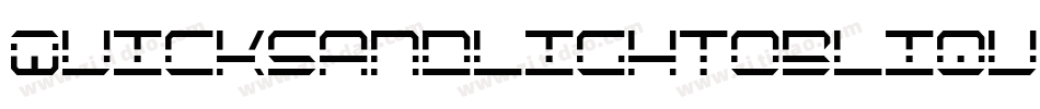 QuicksandlightobliqueRegular-gBxY字体转换