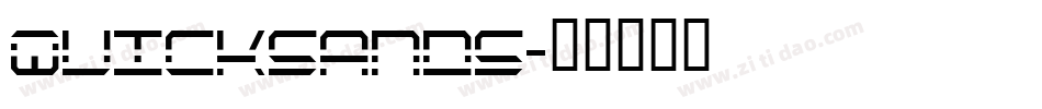 Quicksands字体转换