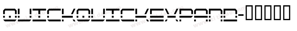 quickquickexpand字体转换