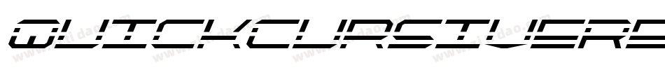 QuickCursiveRegular-lzY0字体转换