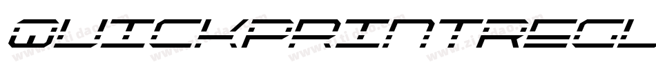QuickPrintRegular-BArl字体转换