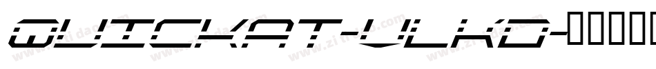 Quickat-vLKD字体转换