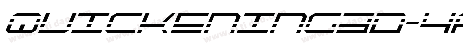 Quickening3D-4ABY字体转换