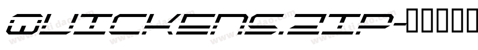 Quickens.zip字体转换