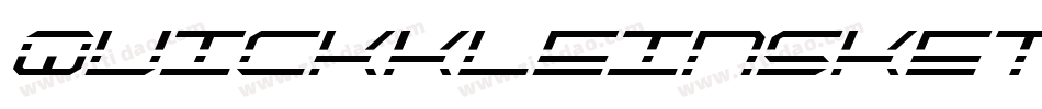 Quickkleinsketches-e1EB字体转换