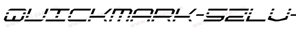 Quickmark-5ZLV字体转换