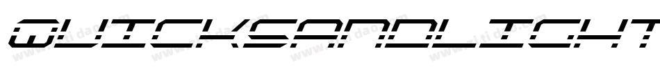 QuicksandlightobliqueRegular-gBxY字体转换