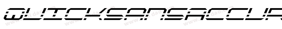 QuicksansAccurateICG字体转换