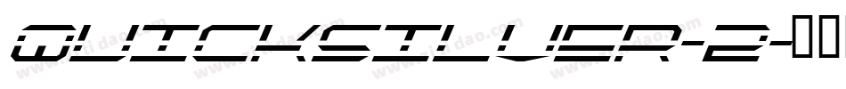 Quicksilver-2字体转换
