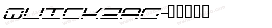 Quickzag字体转换
