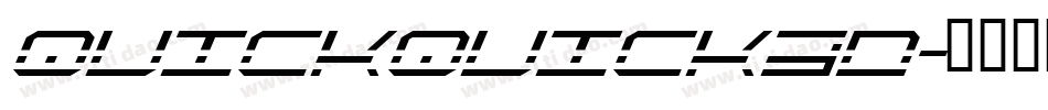 quickquick3d字体转换