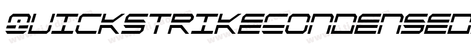 QuickstrikeCondensedItalic-1WO0字体转换