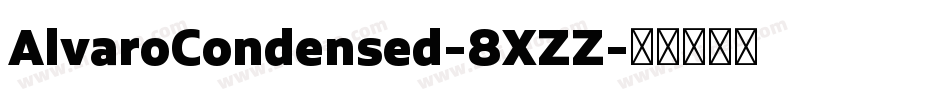 AlvaroCondensed-8XZZ字体转换