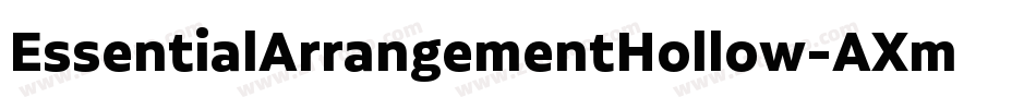 EssentialArrangementHollow-AXmp字体转换