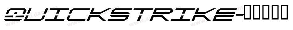 QuickStrike字体转换