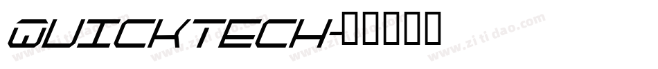 QuickTech字体转换