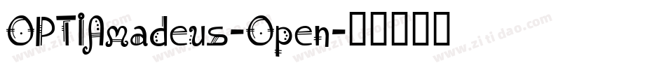 OPTIAmadeus-Open字体转换