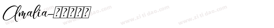Amalia字体转换
