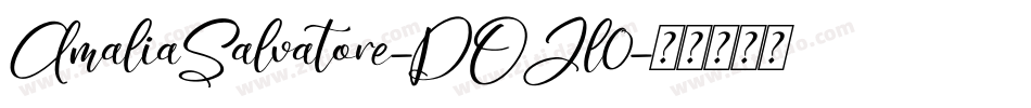 AmaliaSalvatore-DOJl0字体转换