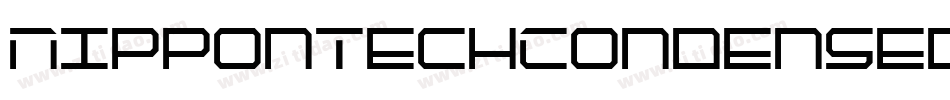 NipponTechCondensedBoldItalic-7vwB字体转换