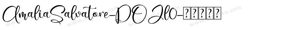 AmaliaSalvatore-DOJl0字体转换