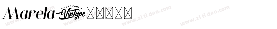Marela字体转换