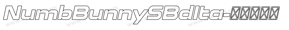 NumbBunnySBdIta字体转换
