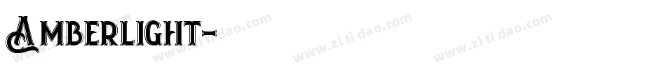 Amberlight字体转换