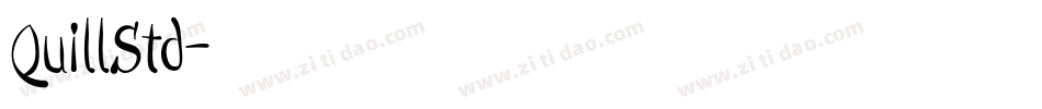QuillStd字体转换