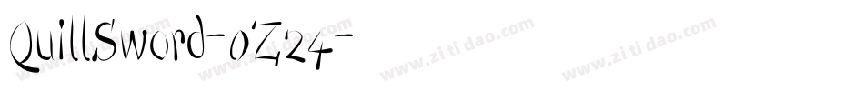 QuillSword-0Z24字体转换