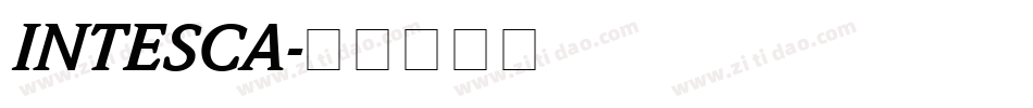 INTESCA字体转换