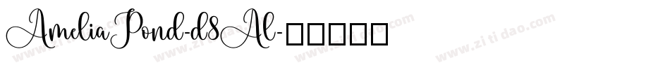 AmeliaPond-d8Al字体转换