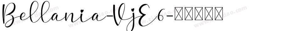 Bellania-VjE6字体转换