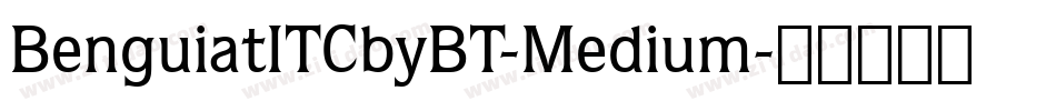 BenguiatITCbyBT-Medium字体转换