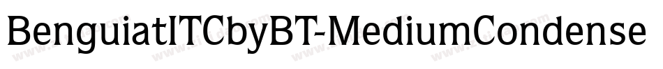 BenguiatITCbyBT-MediumCondensed字体转换