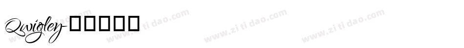 Qwigley字体转换