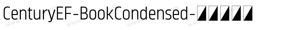 CenturyEF-BookCondensed字体转换 CenturyEF-BookCondensed字体转换