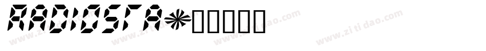 RADIOSTA字体转换
