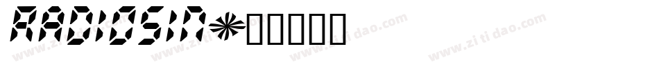 radiosin字体转换